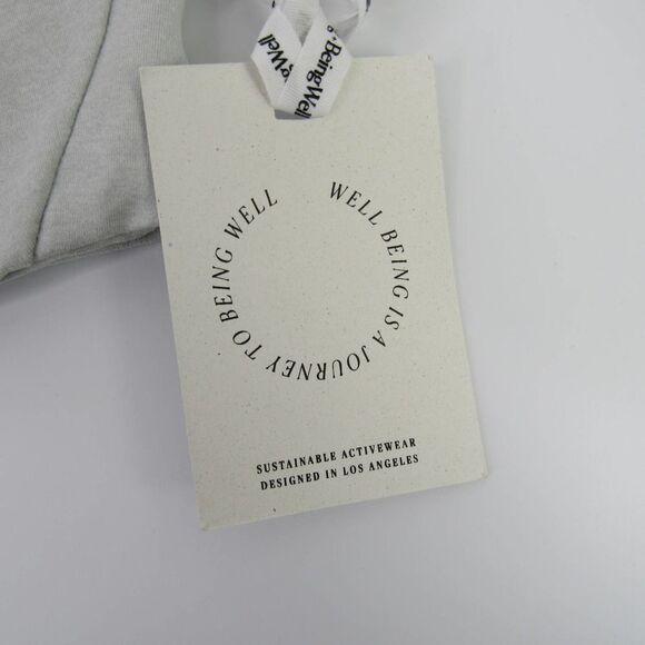 WellBeing + BeingWell LoungeWell Calla Sports Bra in Sky Grey Heather XXS - Picture 6 of 8